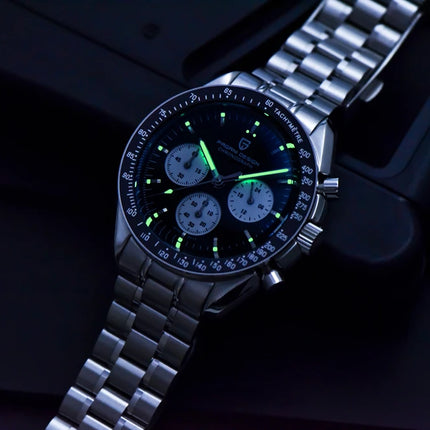 Nuovo Orologio da Uomo PAGANI DESIGN V6 Moon 2026, Orologio al Quarzo di Lusso, Cronografo Sportivo VK63, Vetro Zaffiro AR, Impermeabile, Luminoso, Regalo