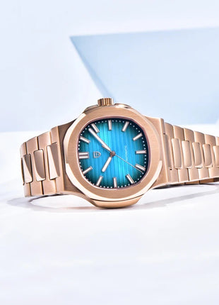 Nuovo Orologio da Uomo di Lusso PAGANI DESIGN 2026 Rosa Oro ST6 Automatico Meccanico con Protezione Luminosa e Vetro Zaffiro AR - Regalo Perfetto