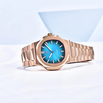 Nuovo Orologio da Uomo di Lusso PAGANI DESIGN 2026 Rosa Oro ST6 Automatico Meccanico con Protezione Luminosa e Vetro Zaffiro AR - Regalo Perfetto
