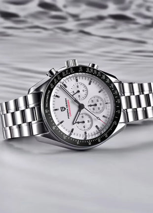 PAGANI DESIGN Nuovo PD1701 Orologio da Uomo di Lusso al Quarzo Cronografo Sportivo con Vetro Zaffiro Impermeabile Spedizione Locale
