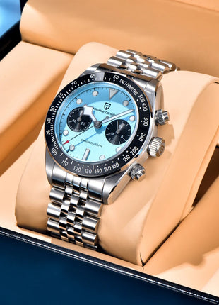 Nuovo Orologio da Uomo PAGANI DESIGN Panda 2026, Marca di Lusso, Orologio al Quarzo, Cronografo Sportivo, Ghiera in Ceramica, Vetro Zaffiro AR, Luminoso, Impermeabile, in Acciaio Inossidabile