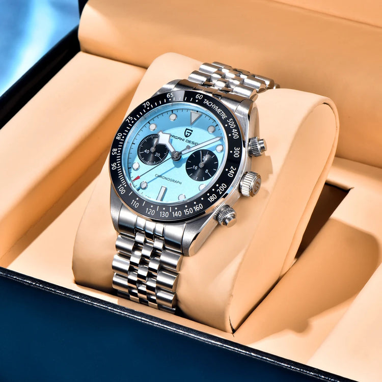 Nuovo Orologio da Uomo PAGANI DESIGN Panda 2026, Marca di Lusso, Orologio al Quarzo, Cronografo Sportivo, Ghiera in Ceramica, Vetro Zaffiro AR, Luminoso, Impermeabile, in Acciaio Inossidabile