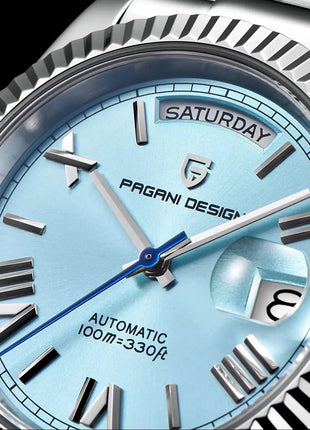PAGANI DESIGN DD36 Orologio da Uomo con Data, Orologio Meccanico Automatico di Lusso, Vetro Zaffiro AR, Impermeabile 10 Bar