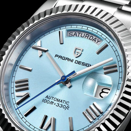 PAGANI DESIGN DD36 Orologio da Uomo con Data, Orologio Meccanico Automatico di Lusso, Vetro Zaffiro AR, Impermeabile 10 Bar