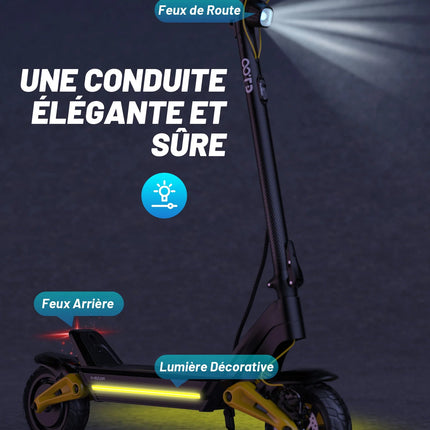 Monopattino Elettrico OOTD S10/T10 18AH 10 Pollici 1400W 48V 20AH 55KM/H Velocità Massima Autonomia 70km Leggero platinumshop