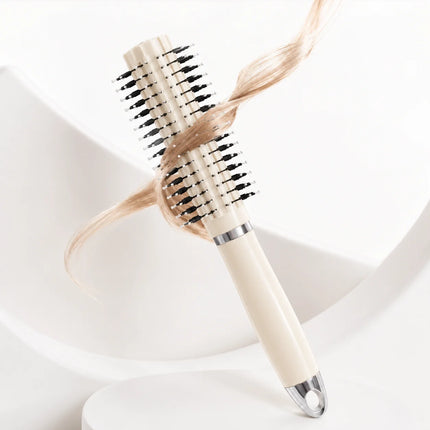 Hair Comb Curls brush Round brush for WOMEN'S (Massage brush with Rounded Pins, Styling brush for Curls, Waves & Smooth)