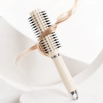 Hair Comb Curls brush Round brush for WOMEN'S (Massage brush with Rounded Pins, Styling brush for Curls, Waves & Smooth)
