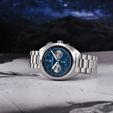 Orologio da Uomo Retrò PAGANI DESIGN 2026 Nuova Collezione, Cronografo al Quarzo, Vetro Zaffiro Giapponese VK63, Spedizione Locale