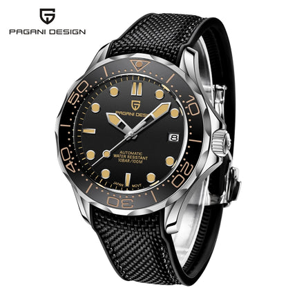 Orologi da uomo PAGANI DESIGN, orologio meccanico automatico di lusso, orologio da uomo resistente all'acqua, vetro zaffiro AR, orologio leggero, spedizione locale UE