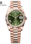 Rose Gold Green