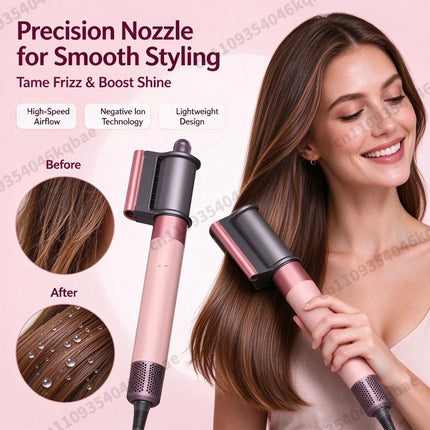 SenCiciMen 6 in 1 Air Styler Negative Ion Hair Dryer For Auto CurlingHair Styling Tools For Fast Drying,Curling,Volumizing & Smooth Best Gift for Women