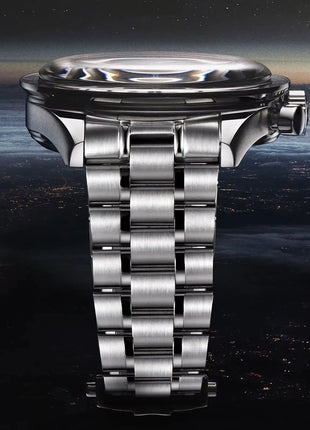 PAGANI DESIGN 2026 Nuovo CK2988 Orologio da Polso da Uomo al Quarzo di Lusso Retrò con Funzione Luna, Vetro Zaffiro e Cronografo di Precisione
