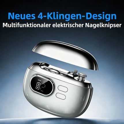 4-in-1 Electric Nail Clippers Suitable for Fingernails and Toenails