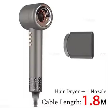 Super Hair Dryer Professional Leafless Hairdryer Hair Care Styling Negative Ion Electric Hair Dryers 3 Airflow Speed Settings
