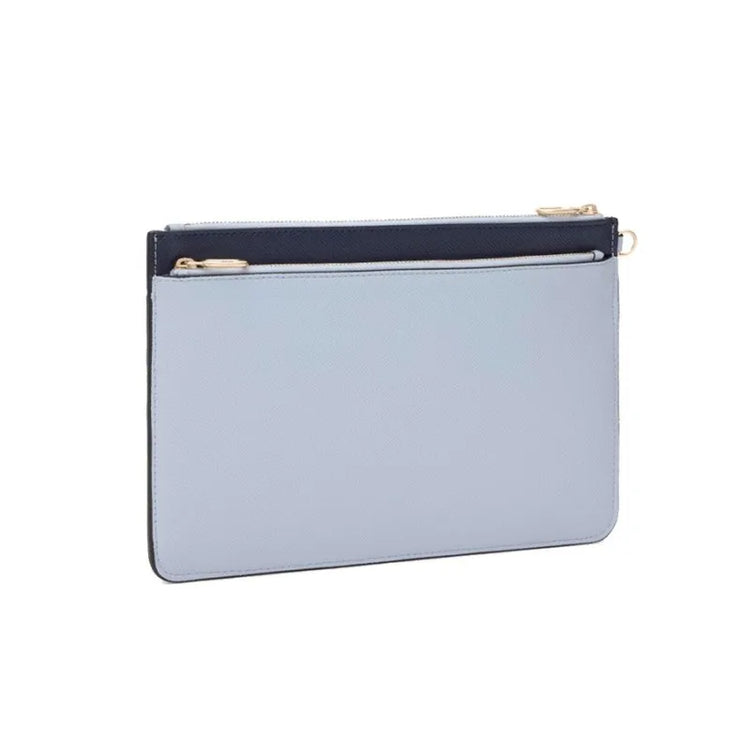 Borsa Tous Audree Saffiano blu e grigia 2002360933
