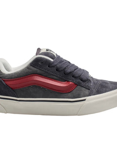 Vans Knu Skool Sneakers for Men and Women VN000D22BGG1, featuring water-repellent velour leather, cushioned tongue, thick sole, and a stylish 90s retro design, perfect for urban skaters and rainy days.