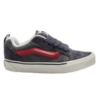 Vans Knu Skool Sneakers for Men and Women VN000D22BGG1, featuring water-repellent velour leather, cushioned tongue, thick sole, and a stylish 90s retro design, perfect for urban skaters and rainy days. PlatiNum