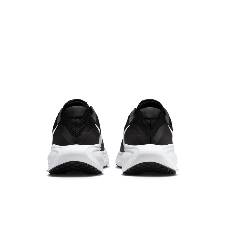 Nike Revolution 8 Black Men's Running Shoes, featuring a breathable mesh upper and foam insole for superior cushioning and comfort during runs, perfect for all running enthusiasts.