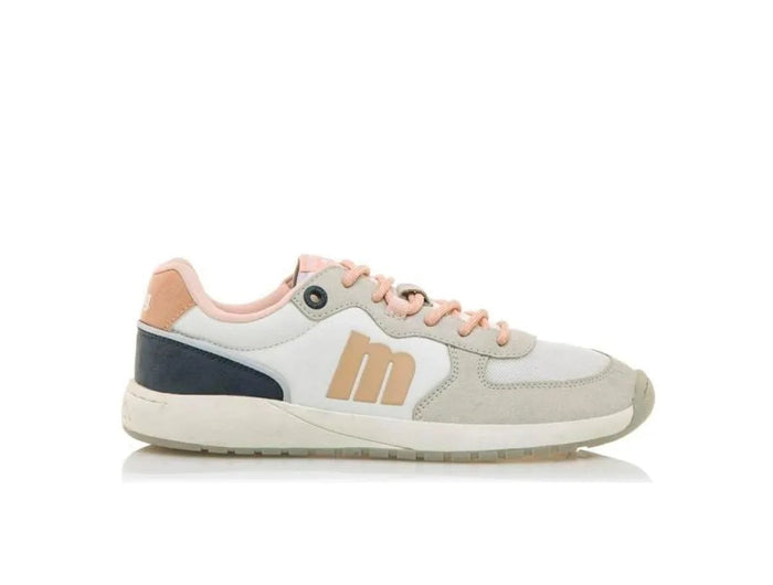 Mustang Barefoot 60857 - Women's Comfortable Grey Sneakers with Textile Upper, Lace-Up Closure, and Non-Slip Rubber Sole for Breathability and Everyday Wear. Ideal Casual Footwear for All Seasons. PlatiNum