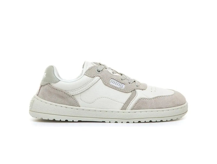 Barefoot Mustang 60950 Women's Beige Shoes, comfortable flat canvas sneakers with a non-slip sole, perfect for outdoor and casual wear. PlatiNum