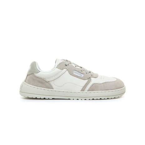 Barefoot Mustang 60950 Women's Beige Shoes, comfortable flat canvas sneakers with a non-slip sole, perfect for outdoor and casual wear. PlatiNum