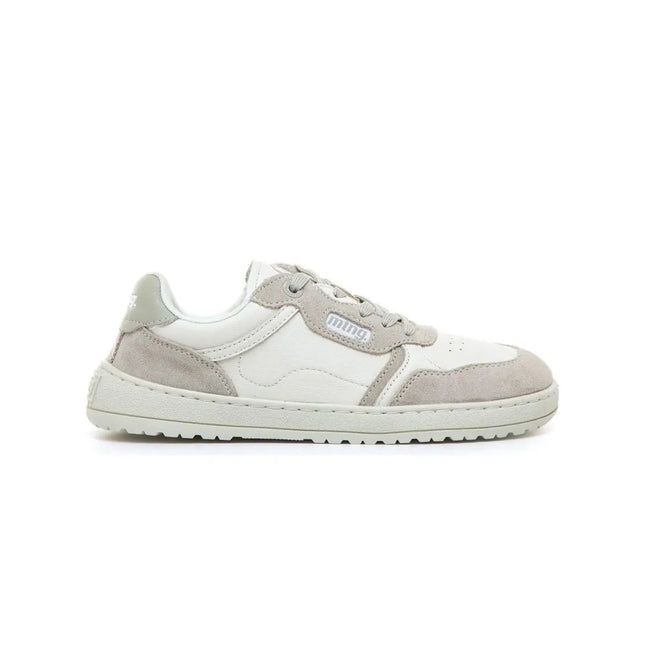 Barefoot Mustang 60950 Women's Beige Shoes, comfortable flat canvas sneakers with a non-slip sole, perfect for outdoor and casual wear. PlatiNum