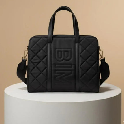 Borsa piccola in nylon nero - Stile moderno e funzionale