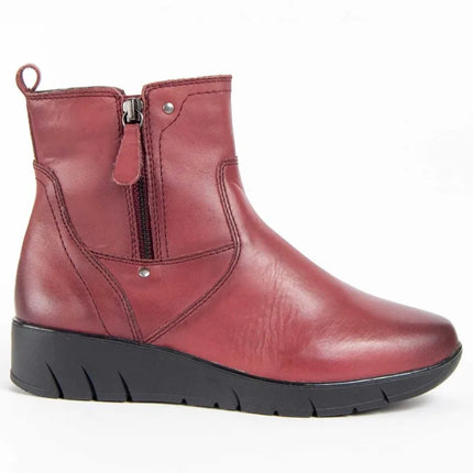 Casual leather ankle boot for women. Butterfly bottilina3 99470