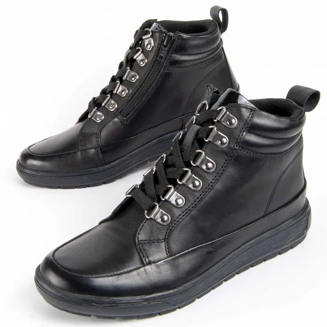 Casual leather ankle boot for women. Butterfly bottilina2 99465