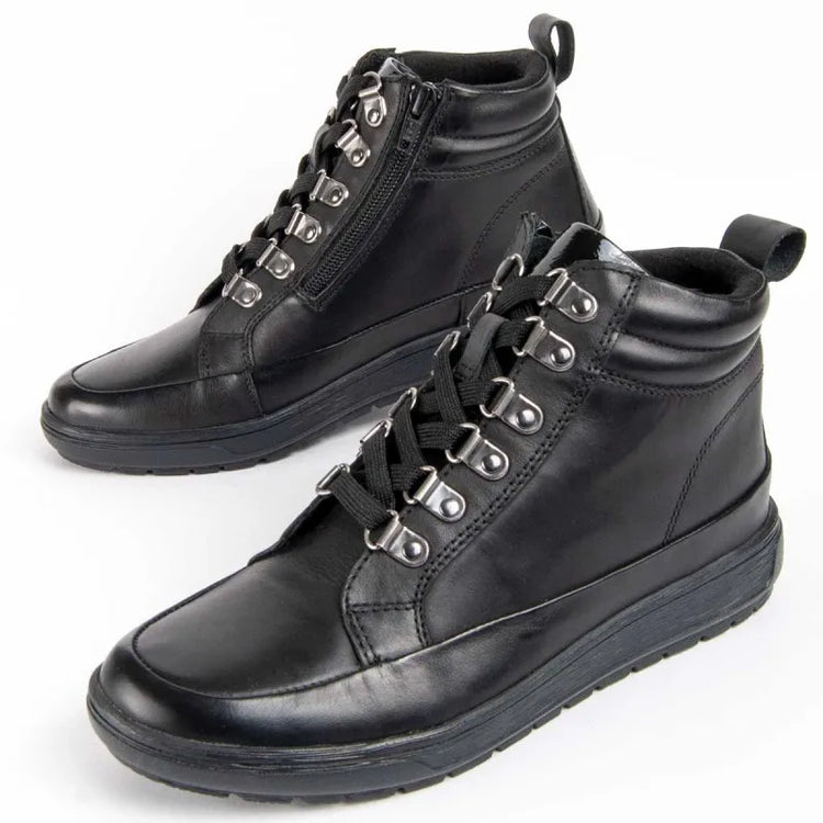 Casual leather ankle boot for women. Butterfly bottilina2 99465