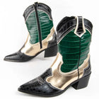 Heeled cowboy boot for women. Montevita botinia8 100633