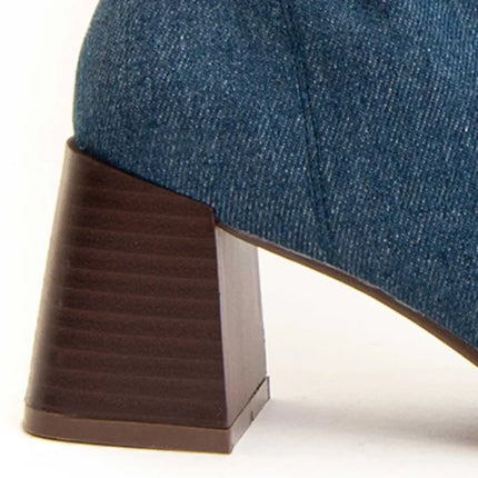 Heeled ankle boot for women. Montevita goodwill4 94638