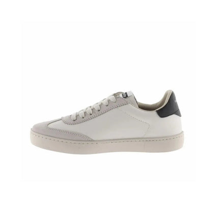 Victoria Berlin Sneakers for Women in Black - Comfortable, Lace-up, Flat Footwear with a Non-slip Sole, Ideal for Spring and Outdoor Activities PlatiNum