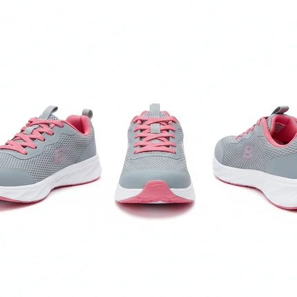 Breathable Sports Sneakers for Women with Double Memory Foam – Special Wide Fit, Lightweight and Comfortable for Daily Wear, Walking, and Work. Perfect cushioning and ventilation make them ideal running shoes. PlatiNum