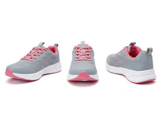 Breathable Sports Sneakers for Women with Double Memory Foam – Special Wide Fit, Lightweight and Comfortable for Daily Wear, Walking, and Work. Perfect cushioning and ventilation make them ideal running shoes. PlatiNum