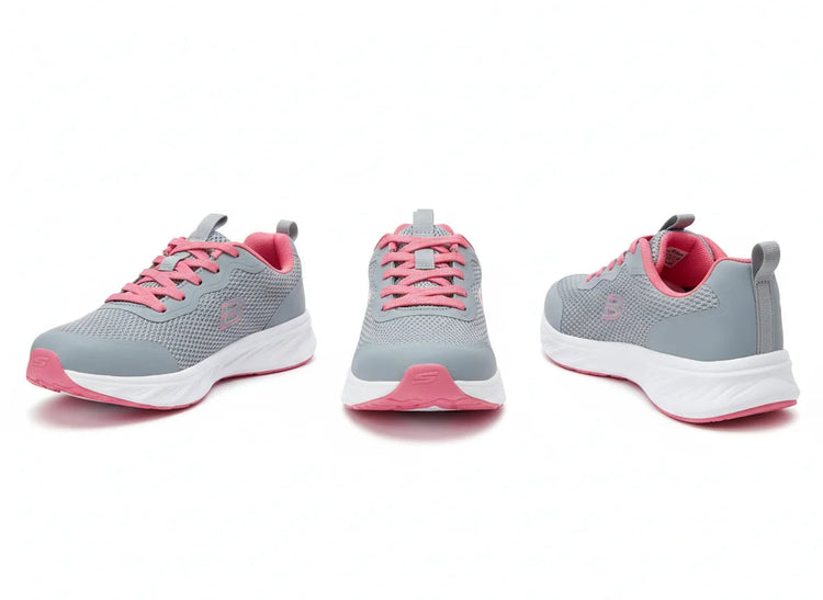 Breathable Sports Sneakers for Women with Double Memory Foam – Special Wide Fit, Lightweight and Comfortable for Daily Wear, Walking, and Work. Perfect cushioning and ventilation make them ideal running shoes. PlatiNum