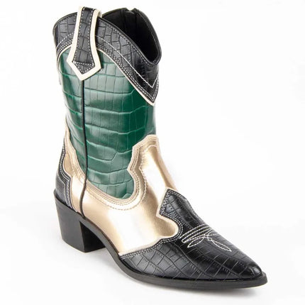 Heeled cowboy boot for women. Montevita botinia8 100633