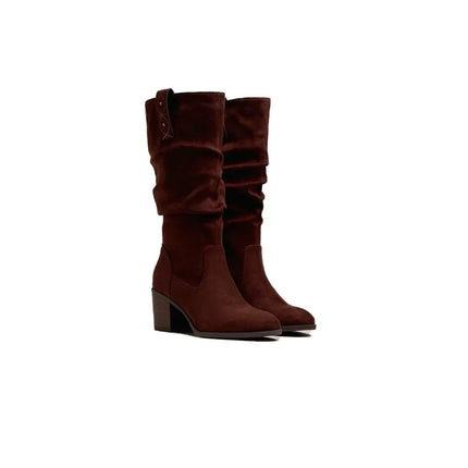 Mustang women's heeled boots 56250 moka