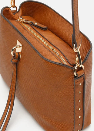 Borsa a tracolla piccola Misako Engri con dettagli metallici Money Pocket