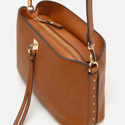 Borsa a tracolla piccola Misako Engri con dettagli metallici Money Pocket