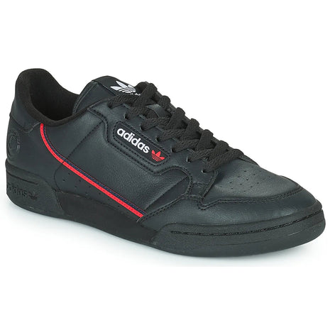Adidas continental 80 vegan - low-top sneakers for women and men in black - black adidas sneakers for walking and daily use for adults and juniors PlatiNum