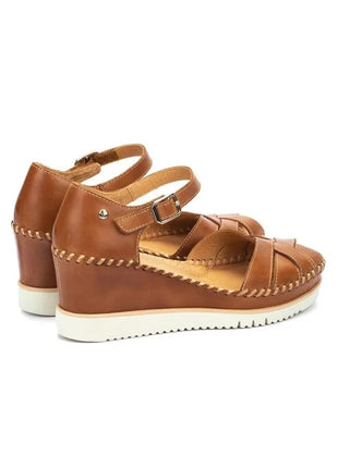 Pikolinos esparto wedges w3z-1840 women leather PlatiNum