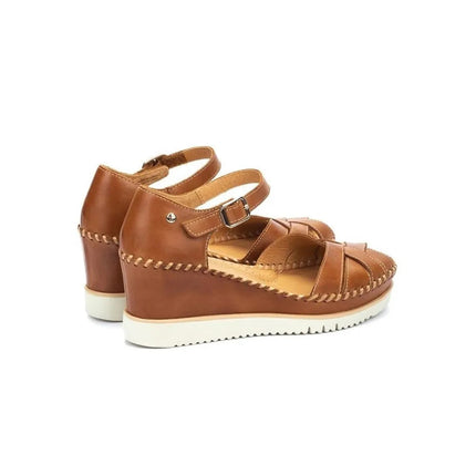 Pikolinos esparto wedges w3z-1840 women leather PlatiNum