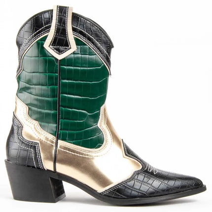 Heeled cowboy boot for women. Montevita botinia8 100633