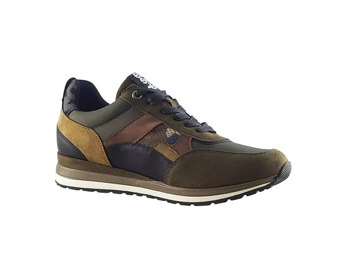 Refresh 170159 Sneakers for Women in Kaki, comfortable canvas shoes with a flat platform sole, ideal for casual outdoor wear and spring activities. PlatiNum
