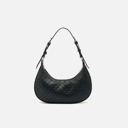 Borsa a tracolla piccola Misako Misra con manico regolabile e stampa monogramma Borse da donna