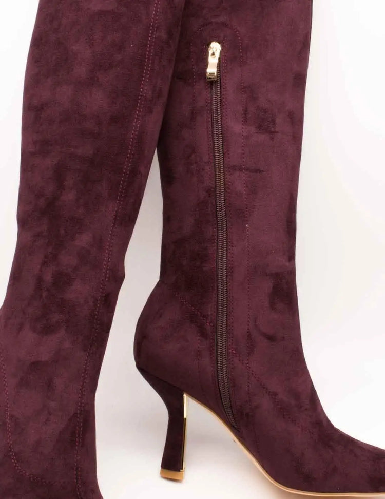 Alma en pena boot i260403 siena wine for women