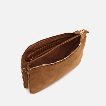 Borsa a tracolla Boleo con effetto scamosciato e dettagli metallici Misako Borse da donna