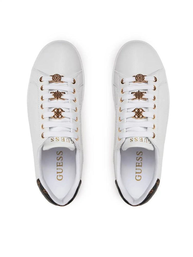Guess sneakers fljrosele12 white guess