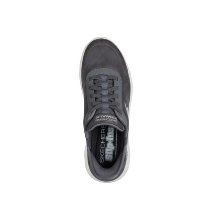 Skechers Go Walk Flex-mali Sneakers for Women, lightweight and comfortable grey design with flexible sole, ideal for casual wear and all-day comfort. PlatiNum